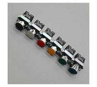 Momentary Push button switch 22mm 10A 240V~3A Circular small size Flat round Panel NC/NO XB2-BA31 XB2-BA42 ZB2-BE101C 102C NWPNLXEA(NO Contact)
