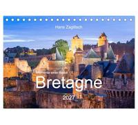 Momente einer Reise - Bretagne (Tischkalender 2027 DIN A5 quer), CALVENDO Monatskalender: Eine Region voller Kontraste