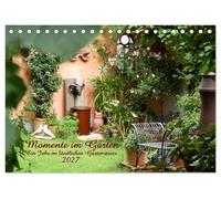 Momente im Garten (Tischkalender 2027 DIN A5 quer), CALVENDO Monatskalender: Ein privater Landhausgarten zeigt seine Gesicher über die Jahreszeiten