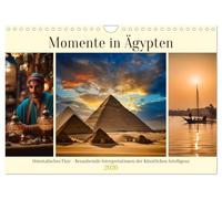 Momente in Egypte (calendrier mural 2026 DIN A4 paysage) calendrier mensuel CALVENDO