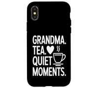 Moments calmes du thé de Grand-mère Coque pour iPhone X/XS