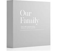 Moments Coffee Table Scrapbook Album - Notre famille WD705 (Taille unique) (Blanc)
