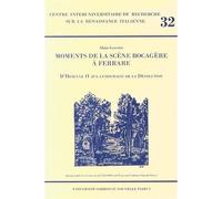Moments de la science bocagère à ferrare - Bernard Dort - Presses De La Sorbonne Nouvelle - broché - Essai