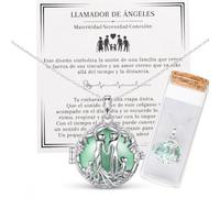 MOMENTUM Bola enceinte - Son doux - Présentation Premium - Collier méditation famille - Cadeau original, Standard, Argent, Ormeau