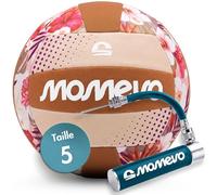 Momevo BeachBuddy Ballon de plage en néoprène pour enfants à partir de 2 ans - ballon doux pour l’extérieur, Hawaï, taille 5 (Ø 22 cm) - Avec pompe