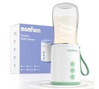 MOMFANN Chauffe-biberon portable, chauffe-biberon de voyage pour le lait maternel en déplacement, étanche, 2 modes de chauffage rapide
