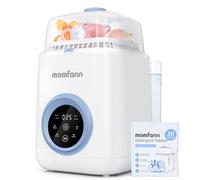 MOMFANN Lave-biberon 19 min - Lavage rapide, stérilisateur et séchoir - Nettoyant tout-en-un, bouteilles, pièces de pompe et accessoires pour bébé - Cadeau idéal pour les nouveaux parents, remplace le