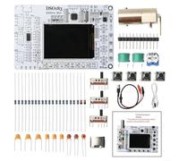 Momfin DSO183 Kit d'oscilloscope numérique 5 V Bande passante 500 kHz Taux d'échantillonnage 15 Msps avec générateur de signal pour les amateurs d'électronique et de bricolage (pièces)