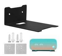 momgyaamz Support Mural Enceinte, Pied D'enceinte Universel, Support Haut Parleur pour Bar, CinéMa, Maison, Pied Enceinte Home Cinema, Support Enceinte Noir, 14.5 * 12 * 6 cm