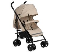 MoMi AKIRA poussette pour enfants à partir de 6 mois (jusqu’à 15 kg), harnais de sécurité 5 points réglable, sac, panier de courses, habillage pluie et moustiquaire.