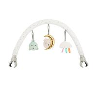 Momi Arche de Jeux Zizi à Monter sur Une balancelle, Une Poussette, Un Porte-bébé ou Un lit bébé, avec 3 Jouets sensoriels Amovibles, Montage Facile par Pince sans Outils