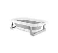 Momi Baignoire NATA à partir de 0 ans, pliable, pour bébés et enfants pesant jusqu’à 25 kg, avec pieds rabattables, avec fixation pour pommeau de douche et bouchon de vidange