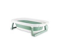 Momi Baignoire NATA à partir de 0 ans, pliable, pour bébés et enfants pesant jusqu’à 25 kg, avec pieds rabattables, avec fixation pour pommeau de douche et bouchon de vidange