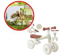 MoMi DEX Draisienne Tricycle Sans Pédales Pliable Selle Réglable 1-3 Ans 20kg
