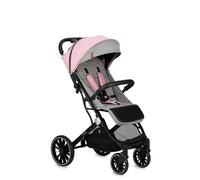 MoMi ESTELLE LIGHT PLUS Poussette à partir de 6 mois (jusqu'à 22 kg), poussette pliante avec harnais de sécurité 5 points, panier de courses avec fonction de dépliage, poignée télescopique de traction
