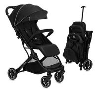 Momi Estelle Light Poussette Bébé Citadine Ultra Compacte - De 6 Mois - Jusqu'à 15kg ¿ Noir Multicolore