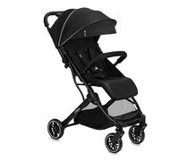 MoMi ESTELLE Poussette à partir de 6 mois (jusqu'à 15 kg), poussette pliante avec harnais de sécurité 5 points, panier de courses avec fonction de dépliage, poignée télescopique de traction