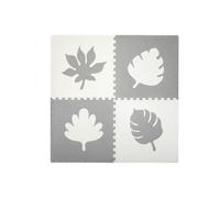 MoMi FELI Tapis puzzle - mousse EVA, 4 pièces de 60x60x1cm chacune, tapis d'éveil 120x120 cm - GRIS