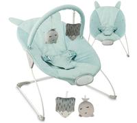 Momi Glossy Transat Bébé Avec Module Sensoriel - 8 Mélodies - 3 Modes De Vibration - Arche À Jouets Multicolore