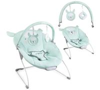 Transat Bébé Momi Glossy - 8 Mélodies - 3 Modes De Vibration - Arche À Jouets - Lama Couleur Menthe