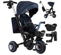 MoMi INVIDIA - 5en1 - Tricycle Evolutif Bebe - Draisienne Pour Enfants - jusqu'à 5 ans - Flow