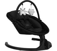 MoMi KENANI ONYX - Élégant transat électrique noir pour jeunes enfants