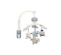 MoMi KIKI - Mobile Lit Carrousel pour bébé - 4 jouets sensoriels, 5 mélodies, hochets - Boîtes à musique