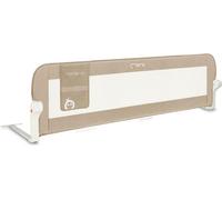 MoMi LEXI PLUS Barrière de sécurité pour lit - 150 × 43 cm, avec ouverture à 180° - Beige