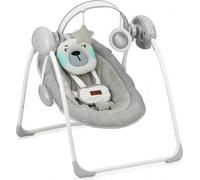 MoMi LISS Balançoire électrique pour bébé - Turquoise, 5 vitesses, mélodies, Nouveau