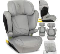 MoMi MEI - Siège auto I-SIZE 100-150 cm - Groupe 2/3 - ISOFIX - Dossier réglable 9 positions - Jusqu’à 36 kg - Gris