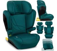 MoMi MEI - Siège auto I-SIZE 100-150 cm - Groupe 2/3 - ISOFIX - Dossier réglable 9 positions - Jusqu’à 36 kg - Vert