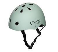 MoMi Mimi Casque Enfant Ajustable, Tour de tête 48-55 cm, Casque de vélo pour Enfant Antichoc et résistant aux Coups, 11 Trous d’aération, Rembourrage en Mousse, mentonnière réglable