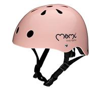 MoMi Mimi Casque Enfant Ajustable, Tour de tête 48-55 cm, Casque de vélo pour Enfant Antichoc et résistant aux Coups, 11 Trous d’aération, Rembourrage en Mousse, mentonnière réglable