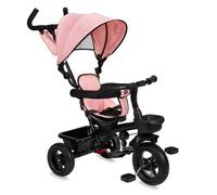 Momi Telde Tricycle Pour Enfants 5en1 - 360° Tricycle Evolutif Bébé - Jusqu'à 25 Kg - Repose-Pieds, Pare-Soleil ¿ Rose