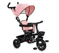 MoMi TELDE Tricycle pour Enfants 5en1, Tricycle avec siège pivotant à 360°, avec Une Ceinture de sécurité à 3 Points, Repose-Pieds, Pare-Soleil