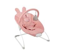 MoMi Transat Bébé dès la Naissance, 9 kg, Arche de Jeux, GLOSSY Rouge | Transat à Bascule avec 8 Mélodies, 3 Intensités de Vibration, 2 Jouets Suspendus et Harnais de Sécurité à 3 Points