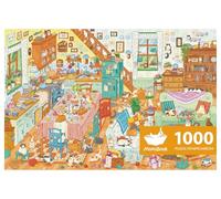 MOMIBOOK Casse-tête pour adultes de 1000 pièces - Jouons à cache-cache - Peinture image salon difficile difficile impossible - Puzzle unique - Cadeau de Noël ou d'anniversaire