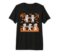 Momie dansante Dab Dance d'halloween Momies T-Shirt Haut de Gamme