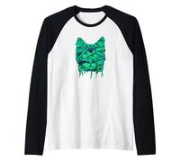 Momie du Chat Costume Halloween - Aesthetic Edgy Streetwear Manche Raglan
