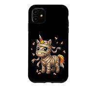Momie Licorne Bonbon maïs Mignon Cheval Halloween Coque pour iPhone 11