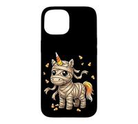 Momie Licorne Bonbon maïs Mignon Cheval Halloween Coque pour iPhone 15