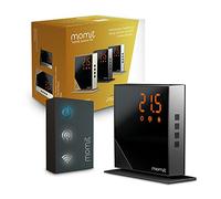 momit BMHTPV2EU Thermostat Intelligent pour Chauffage Version 2, Noir