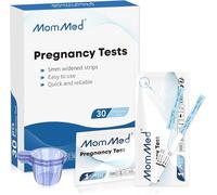 MOMMED Test de grossesse (HCG30), Test de grossessebandelette avec 30 cupules d'urine pour une détection précoce, des résultats rapides et précis, des test de grossesse précoce pour les femmes