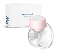 MOMMED Tire Lait Électrique, MY-385 Sans Mains & Portable, 4 Modes & 12 Niveaux, Système Anti-Fuite Hygiénique, 24 mm Double Tire-Lait avec 19 & 21 mm Inserts de Brides, Recharge Rapide, 1 Unité