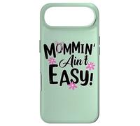 Mommin' Ain't Easy Funny Mom Busy Life Saying Cute Floral Coque pour iPhone Air