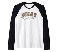 Mommin Aint Easy Funny Mom Life Western Vintage Mama Humour Manche Raglan