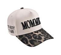 Mommin Trucker Hat - Casquette de baseball rétro bicolore brodée réglable - Cadeau idéal pour maman et femme - Visière de téléphone