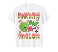 Mommy Of One In A Melon 1er anniversaire Pastèque Fête d'anniversaire T-Shirt