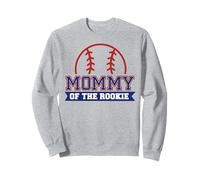 Mommy of Rookie 1er Anniversaire Thème Baseball fête Assortie Sweatshirt