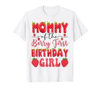 Mommy of The Berry, Fille de Premier Anniversaire, Amoureuse des Fraises T-Shirt